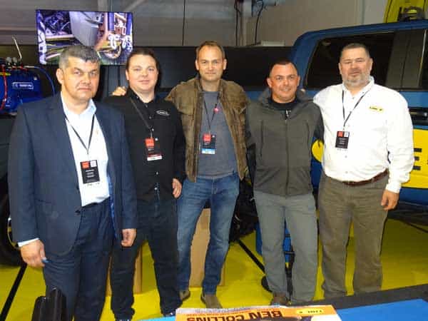 Ben Collins on the PAXCON Stand - Warsaw Motor Show